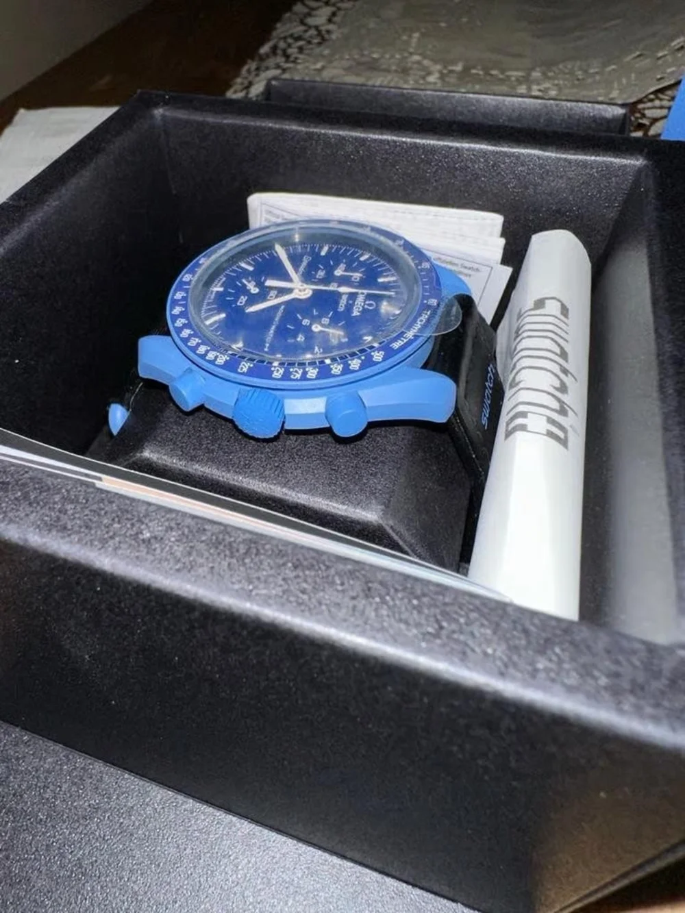 Swatch x Omega Bioceramic Moonswatch Mission to Neptune
